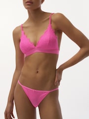 Love Stories Pink Gwen Padded Lace Bralette - Image 3 of 4