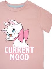 Brands In Pink The Aristocats Marie Current Mood Girls Baby Hearts 100% Cotton Pyjamas - Image 3 of 4