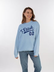 Brands In Blue Lilo and Stitch Athletic Women Baby Sweatshirt - Image 1 of 4