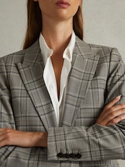 Reiss – Tamy – Karierter Anzugsblazer in schmaler Passform - Bild 4 von 6