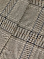 Reiss Grey Check Tamy Checked Slim Fit Suit Trousers - Image 6 of 6