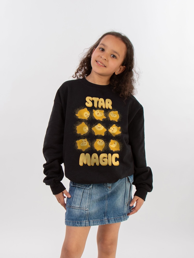 Brands In Black Unisex Wish Star Magic Tile Sweatshirt - Image 1 of 3