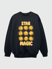 Brands In Black Unisex Wish Star Magic Tile Sweatshirt - Image 2 of 3