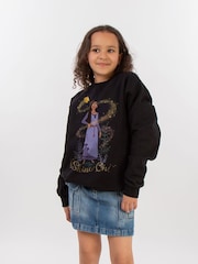 Brands In Black Wish Shine On Asha Standing Girls Sweatshirt - Image 1 of 3