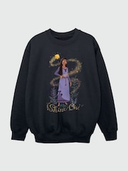 Brands In Black Wish Shine On Asha Standing Girls Sweatshirt - Image 2 of 3