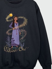 Brands In Black Wish Shine On Asha Standing Girls Sweatshirt - Image 3 of 3