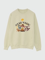 Brands In Cream Wish Star Magic Group Kids Unisex Sand Sweatshirt - Image 2 of 3