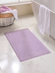 Purple Lilac Bobble Bath Mat - Image 1 of 4