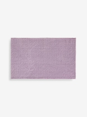 Purple Lilac Bobble Bath Mat - Image 2 of 4