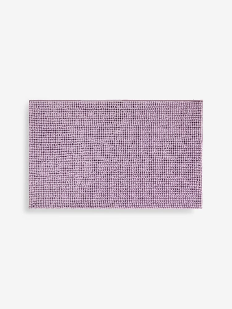 Purple Lilac Bobble Bath Mat - Image 2 of 4