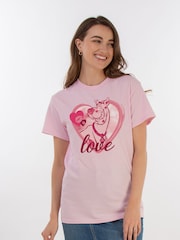 Brands In Pink Scooby Doo Love Kisses Women Baby Boyfriend Fit T-Shirt - Image 1 of 3