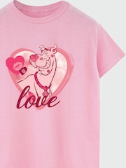 Brands In Pink Scooby Doo Love Kisses Women Baby Boyfriend Fit T-Shirt - Image 3 of 3