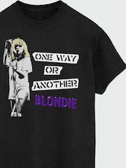 Brands In Black Blondie One Way Or Another Women Boyfriend Fit Music T-Shirt - Image 3 of 3