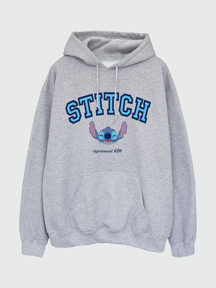 Brands In Grey LiloStitch Collegial Women Heather Hoodie - Image 1 of 2
