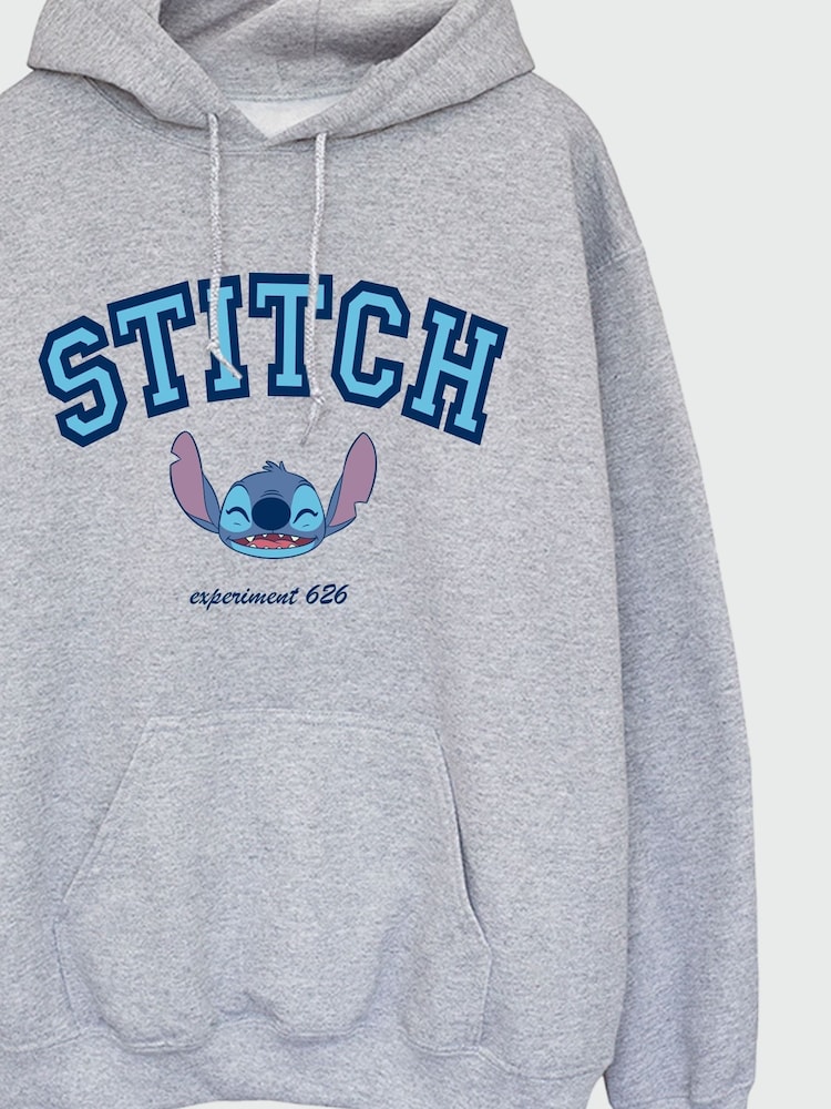 Brands In Grey LiloStitch Collegial Women Heather Hoodie - Image 2 of 2