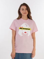Brands In Pink Blondie Aka Women Boyfriend Fit Music T-Shirt - Image 1 of 3