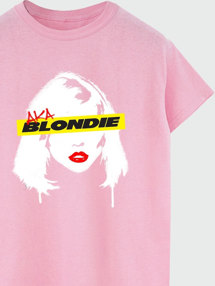 Brands In Pink Blondie Aka Women Boyfriend Fit Music T-Shirt - Image 3 of 3