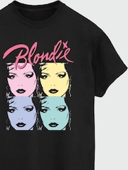 Brands In Black Blondie Multiple Women Boyfriend Fit Music T-Shirt - Image 3 of 3