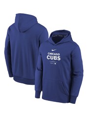 Fanatics Youth Blue Chicago Cubs Practice Graphic Therma Hoodie - Image 1 of 3