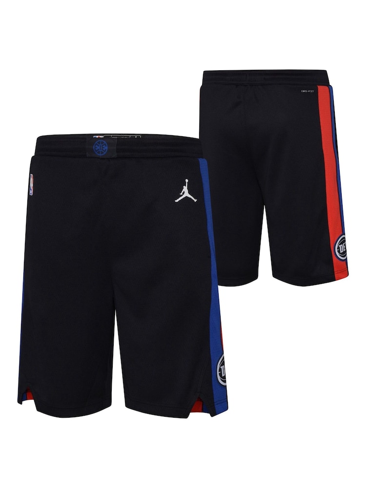 Fanatics Youth Blue Detroit Pistons Statement Swingman Shorts - Image 1 of 3