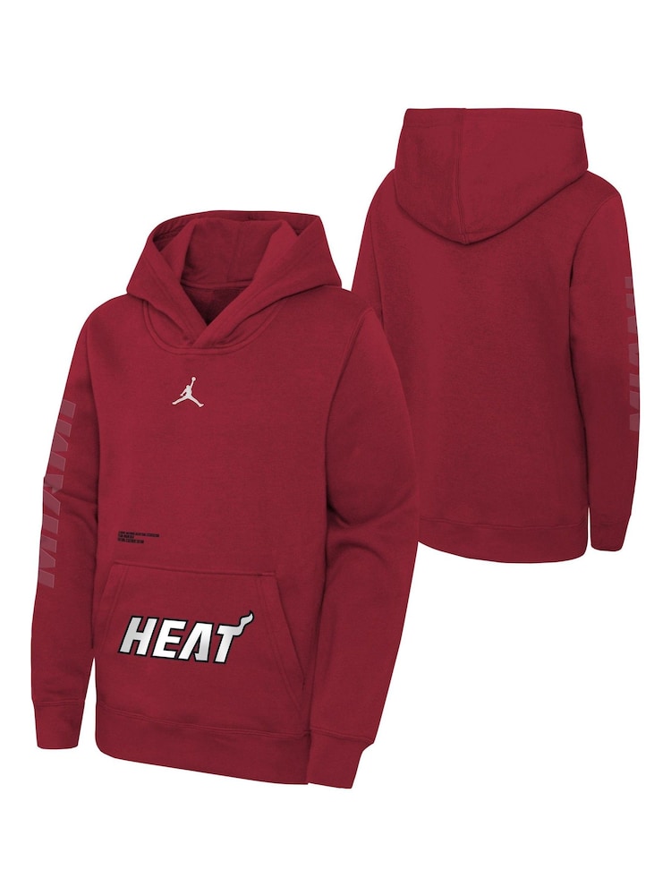Sudadera con capucha roja de Miami Heat de Fanatics - Imagen 1 de 3