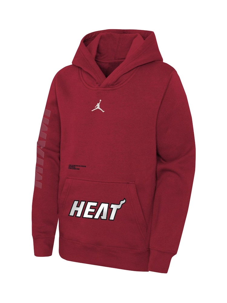 Sudadera con capucha roja de Miami Heat de Fanatics - Imagen 2 de 3
