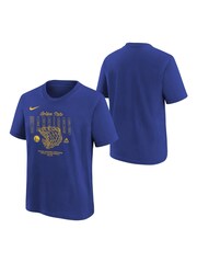 Fanatics Youth Blue Golden State Warriors Courtside Max 90 100% Cotton T-Shirt - Image 1 of 3