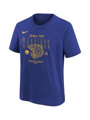 Fanatics Youth Blue Golden State Warriors Courtside Max 90 100% Cotton T-Shirt - Image 2 of 3