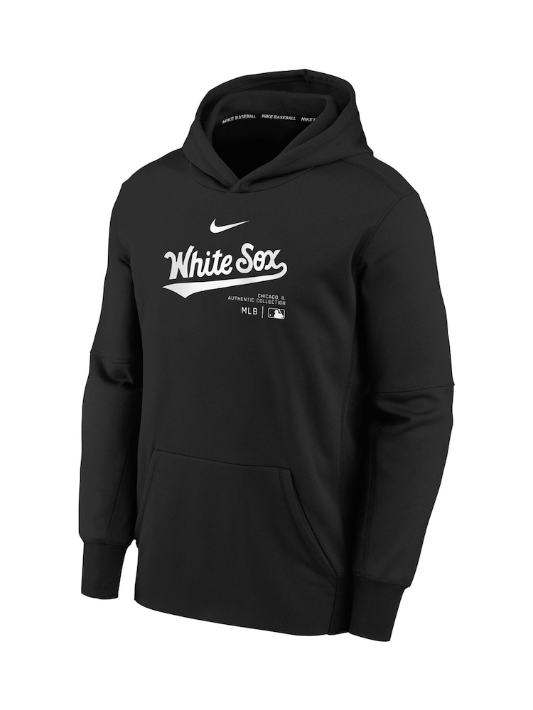 Fanatics Youth Chicago Sox Practice Graphic Therma Black Hoodie - Image 2 of 3