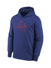 Fanatics Youth Blue New York Mets Practice Graphic Therma Hoodie - Image 2 of 3