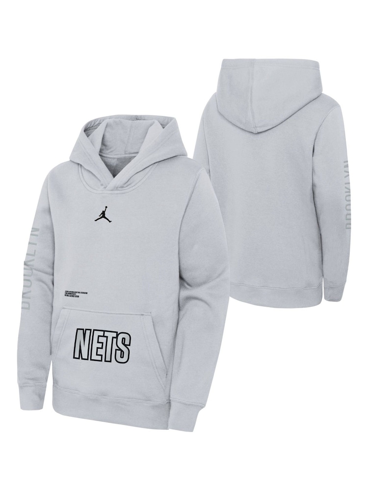 Fanatics Youth Brooklyn Nets White Hoodie - Image 1 of 3