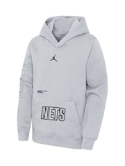 Fanatics Youth Brooklyn Nets White Hoodie - Image 2 of 3