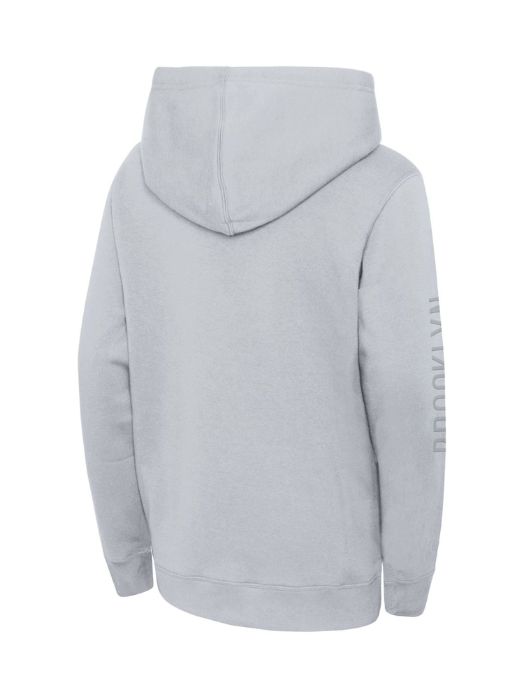Fanatics Youth Brooklyn Nets White Hoodie - Image 3 of 3