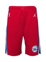 Fanatics Youth Red Philadelphia 76ers Statement Swingman Shorts - Image 3 of 3