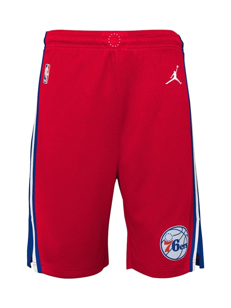 Fanatics Youth Red Philadelphia 76ers Statement Swingman Shorts - Image 3 of 3