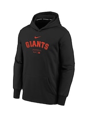 Fanatics Youth San Francisco Giants Practice Graphic Therma Black Hoodie - Image 2 of 3