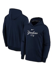 Fanatics Youth Blue New York Yankees Practice Graphic Therma Hoodie - Image 1 of 3