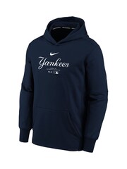 Fanatics Youth Blue New York Yankees Practice Graphic Therma Hoodie - Image 2 of 3