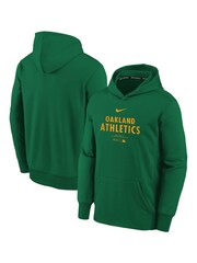 Fanatics Youth Green Oakland Athletics Practice Graphic Therma Hoodie - Image 1 of 3