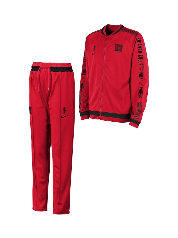 Fanatics Youth Red Chicago Bulls Courtside Tracksuit - Image 1 of 3