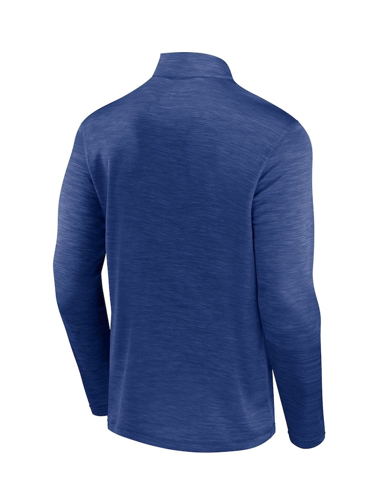 Fanatics Blue Edmonton Oilers Quarter Zip Top - Image 3 of 3