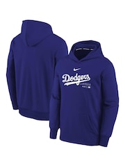 Fanatics Youth Blue Los Angeles Dodgers Practice Graphic Therma Hoodie - Image 1 of 3