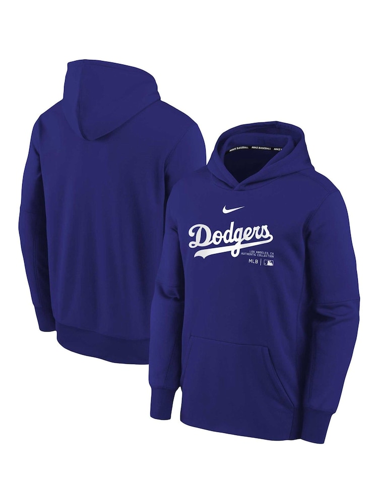 Fanatics Youth Blue Los Angeles Dodgers Practice Graphic Therma Hoodie - Image 1 of 3