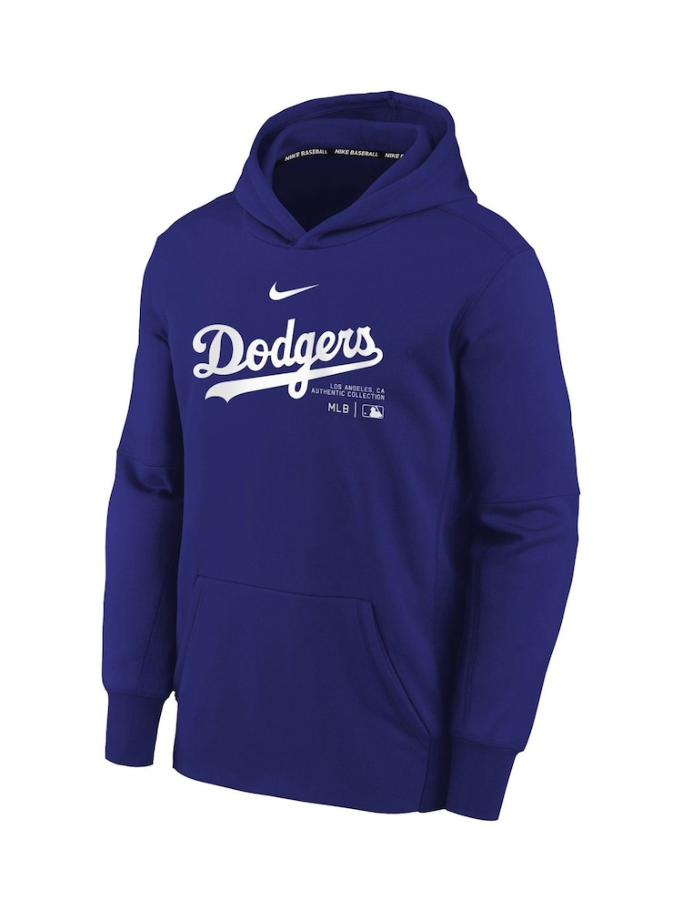 Fanatics Youth Blue Los Angeles Dodgers Practice Graphic Therma Hoodie - Image 2 of 3