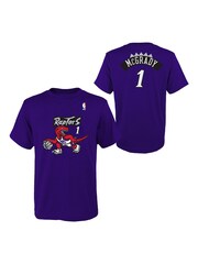Fanatics Youth Blue Toronto Raptors Tracy McGrady Hardwood Classics Name And Number 100% Cotton T-Shirt By Mitchell And Ness - Image 1 of 3