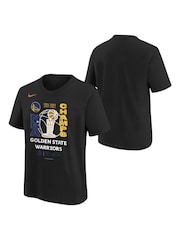 Fanatics Youth Gold State Warriors NBA Finals 2022 Locker Room 100% Cotton T-Shirt - Image 1 of 3