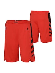 Fanatics Youth Red Portland Trail Blazers Statement Swingman Shorts - Image 1 of 3