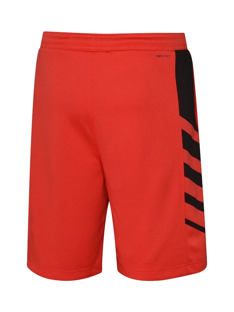 Fanatics Youth Red Portland Trail Blazers Statement Swingman Shorts - Image 2 of 3