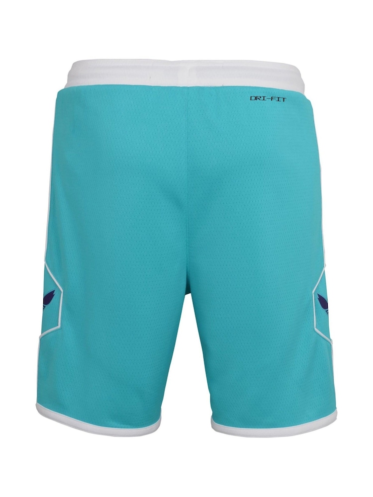 Fanatics Green Charlotte Hornets Icon Swingman Shorts - Image 2 of 3
