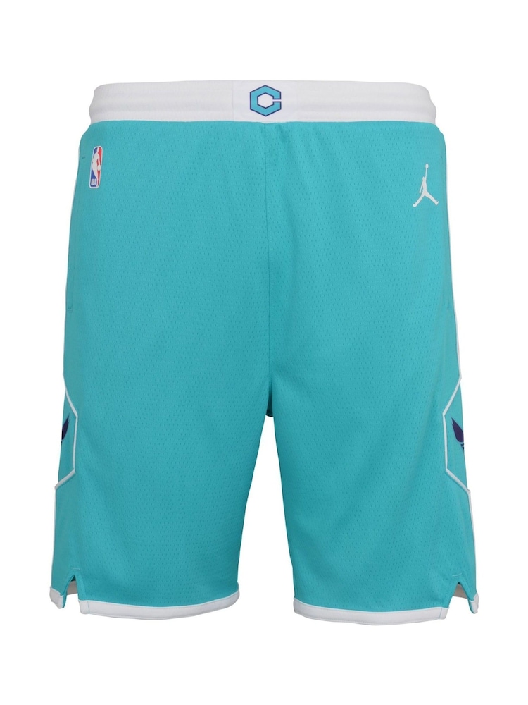 Fanatics Green Charlotte Hornets Icon Swingman Shorts - Image 3 of 3